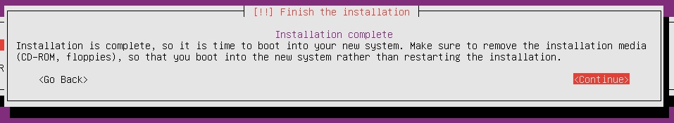完成安裝_Finish the installation
