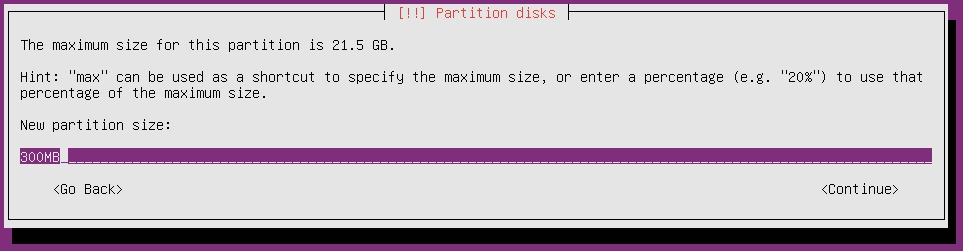 分配空間_New partition size