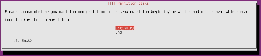 磁碟起始位置_Location for the new partition
